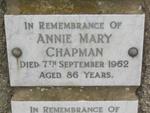 CHAPMAN Annie Mary -1962