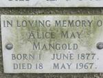 MANGOLD Alice May 1877-1967