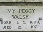 WALSH Ivy Peggy 1899-1971
