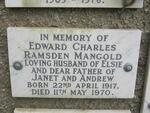 MANGOLD Edward Charles Ramsden 1917-1970