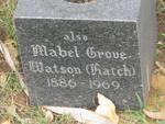WATSON Mabel Grove nee HATCH 1886-1969