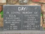 GAY James 1878-1982 & Ella 1880-1975