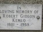 KEMLO Robert Gideon 1881-1955