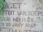 Poel Du Toit, van der 1868-1869 :: VAN DER POEL Albertus P.J. 1865-1870 :: VAN DER POEL Christoffel F. Du Toit 1869-1870