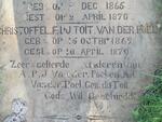 POEL Albertus P.J., van der 1865-1870 :: VAN DER POEL Du Toit 1868-1869 :: VAN DER POEL Christoffel F. Du Toit 1869-1870