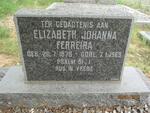 FERREIRA Elizabeth Johanna 1976-1969