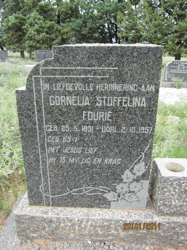 FOURIE Cornelia Stoffelina 1891-1957