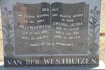 WESTHUIZEN Willem, van der 1885-1971 & Johanna Jacoba DU PLESSIS 1892-1976
