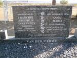 MERWE Francois Josephus O'Kennedy, van der 1919-2003 & Anna Maria LOMBARD 1922-2001
