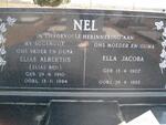 NEL Elias Albertus 1910-1994 & Ella Jacoba 1907-1995