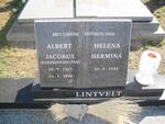 LINTVELT Albert Jacobus 1925-1998 & Helena Hermina 1929-