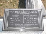 WESTHUIZEN M.G., van der 1921- & M.M. VAN ZYL 1927-2004