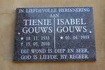 GOUWS Tienie 1933-2010 & Isabel 1933-