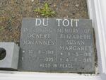TOIT Johannes Ockert, du 1919-1995 & Elizabeth Susan Margaret 1919-1989
