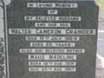 GRAINGER Walter Cameron -1954 & Maud Madeline 1891-1957