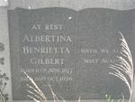 GILBERT Albertina Henrietta 1877-1956