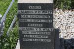 WALT Jacobus, v.d. 1870-1905 & Johanna VAN VUUREN 1871-1924