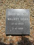 DEAN Idris Robert Walney 1908-1989