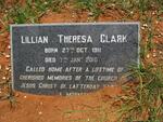 CLARK Lilian Theresa 1911-2010