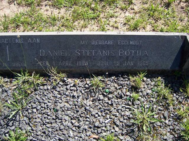 BOTHA Daniel Stefanis 1884-1965
