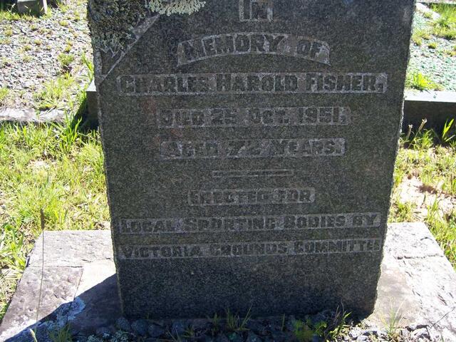 FISHER Charles Harold -1951