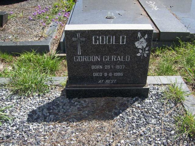 GOOLD Gordon Gerald 1937-1986