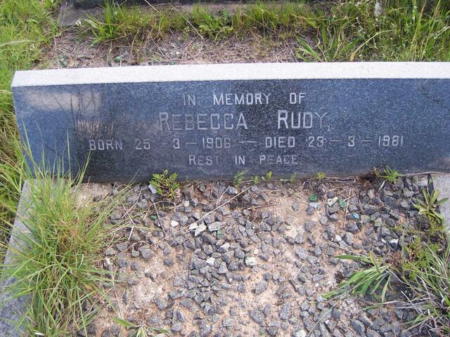 RUDY Rebecca 1906-1981