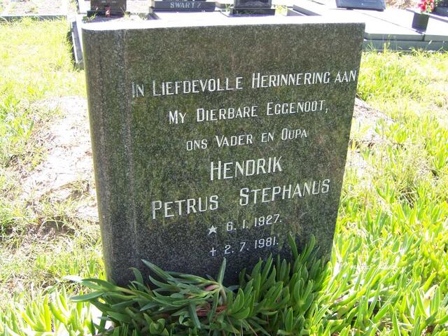 MALAN Hendrik Petrus Stephanus 1927-1981
