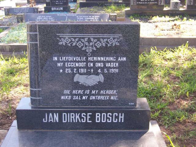 BOSCH Jan Dirkse 1911-1991