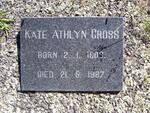 CROSS Kate Athlyn 1903-1987