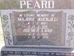 PEARD Holmer Land 1888-1975 & Majorie KOCKJEU 1897-1991