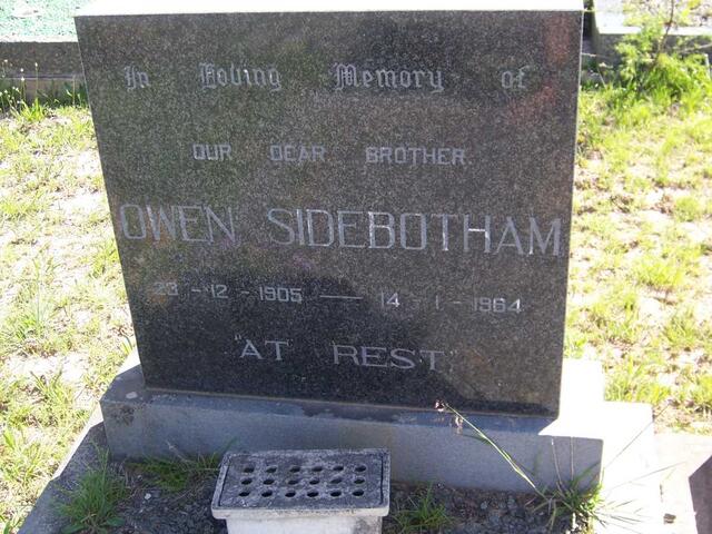 SIDEBOTHAM Owen 1905-1964