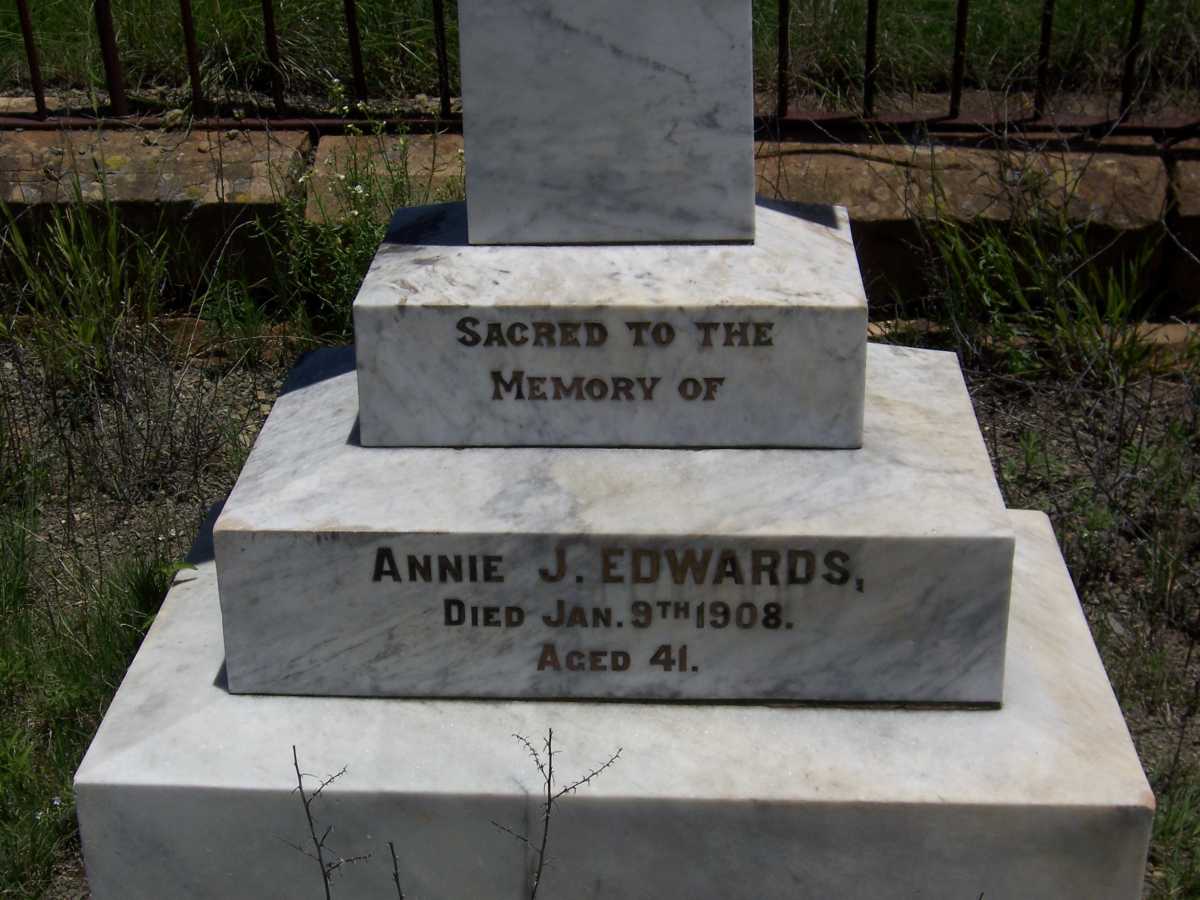 EDWARDS Annie J. -1908