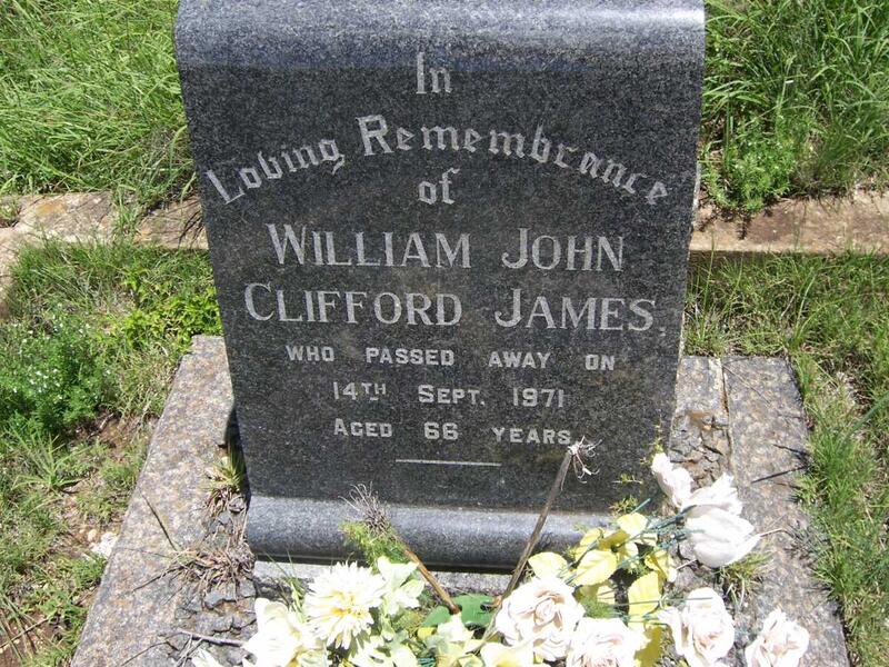 JAMES William John Clifford -1971