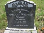 SUMNER Margery Winifred nee SAMPSON 1903-1997