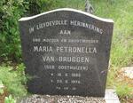 BRUGGEN Maria Petronella, van nee OOSTHUIZEN 1885-1976