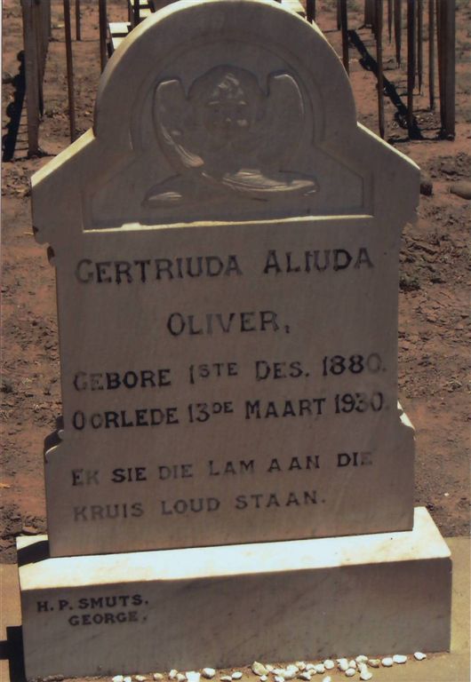OLIVER Gertriuda Aliuda 1880-1930