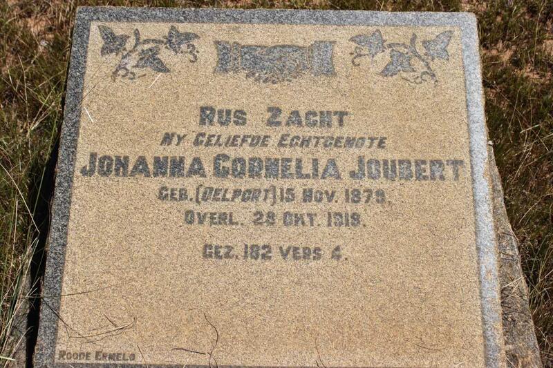 JOUBERT Johanna Cornelia nee DELPORT 1879-1918