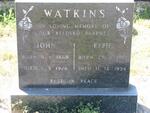 WATKINS John 1869-1926 & Effie 1871-1934