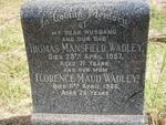 WADLEY Thomas Mansfield -1957 & Florence Maud -1966