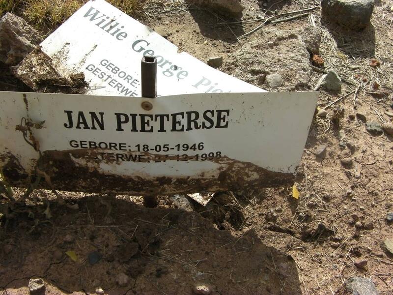 PIETERSE Jan 1946-1998