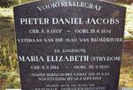 JACOBS Pieter Daniel 1807-1854 & Maria Elizabeth STRYDOM 1814-1850