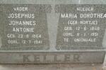 KELLER Josephus Johannes Antonie 1864-1941 & Maria Dorothea NORTJE 1868-1951