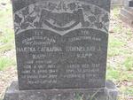 KAPP Cornelius J. 1892 -1958 & Martha Catharina WENTZEL 1877-1946