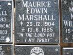 MARSHALL Maurice Edwin 1904-1985