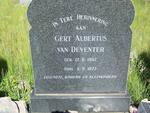 DEVENTER Gert Albertus, van 1907-1977