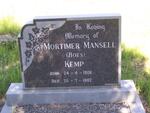 KEMP Mortimer Mansell 1906-1992