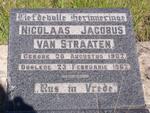 STRAATEN Nicolaas Jacobus, van 1902-1962