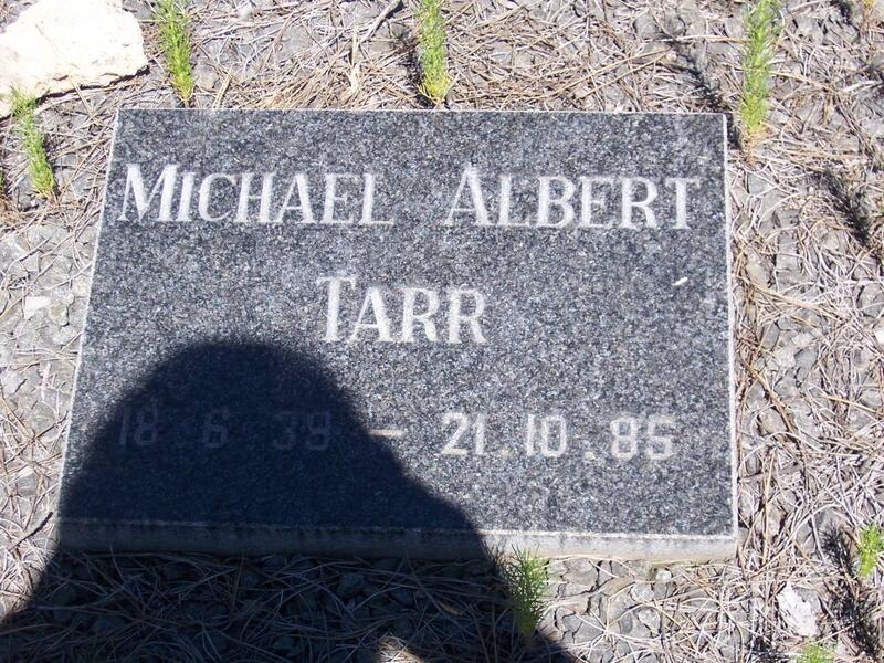 TARR Michael Albert 1939-1985