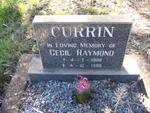 CURRIN Cecil Raymond 1906-1990